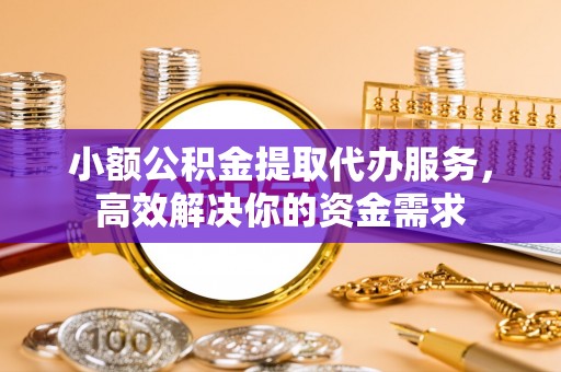 赤城小额公积金提取代办服务，高效解决你的资金需求